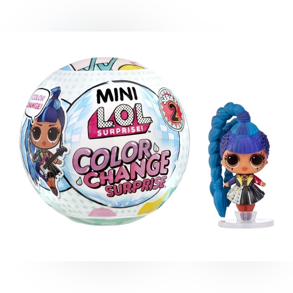 NWT set of 4 L.O.L surprise! Mini color changing  balls season 2 - Picture 2 of 10